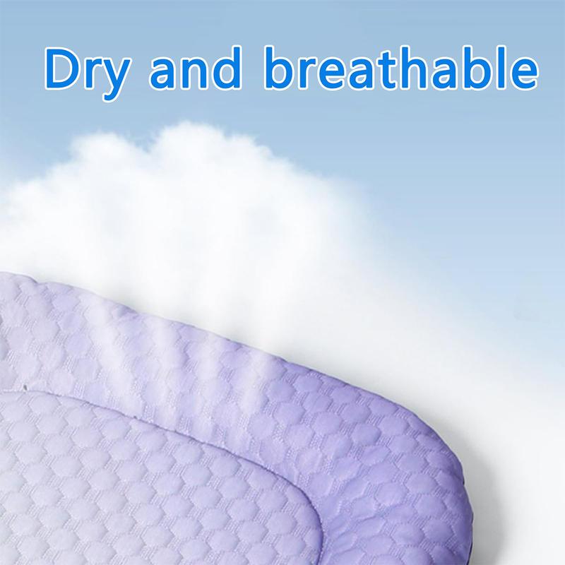 Pet Cooling Pad Mat for Dogs and Cats - Ice Silk Summer Cool Bed Blanket in Gradient Colours, Breathable Soft Sleeping Cushion for Indoor Floors Sofas and Car Travel Washable Multiple Sizes Available.