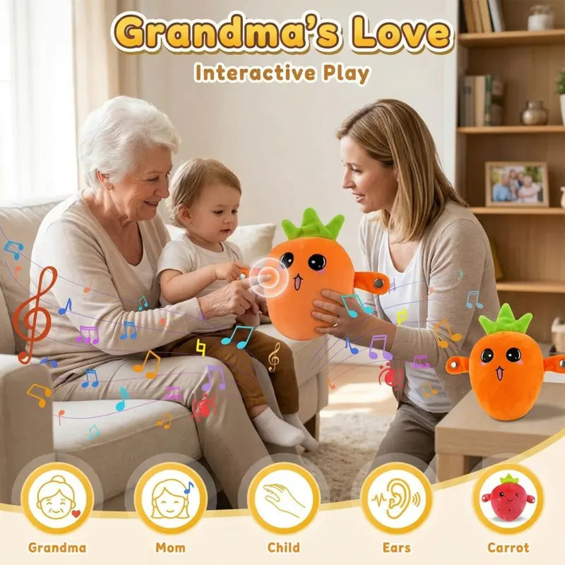 Creative Fruit Induction Metronome – Interactive Musical Learning Toy with 15 Built-in Songs for Early Education and Parent-Child Play