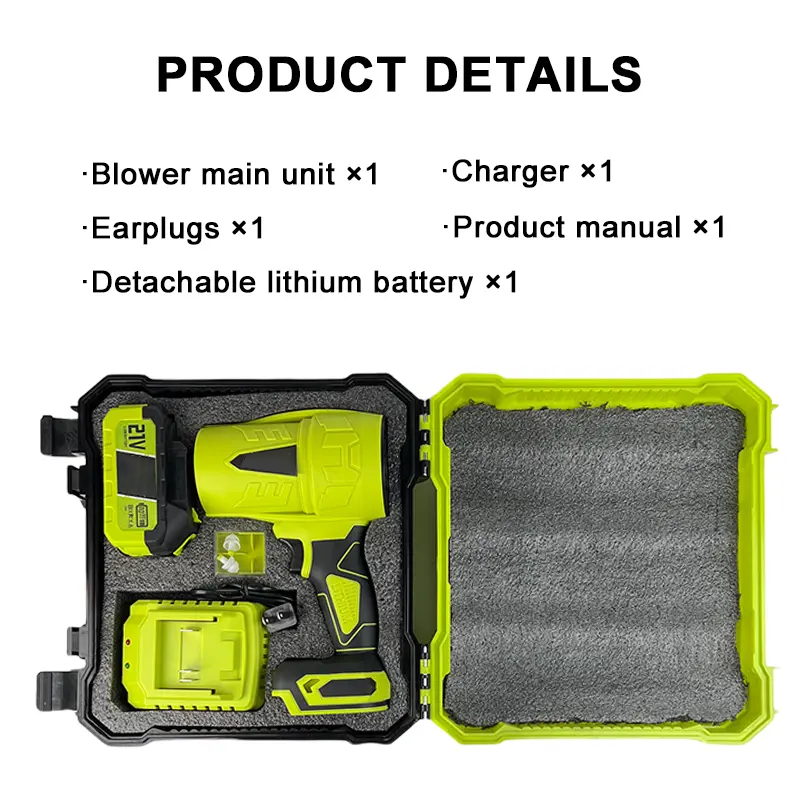 Cordless Leaf Blower & Car Dryer | 120km/h High-Speed Air
