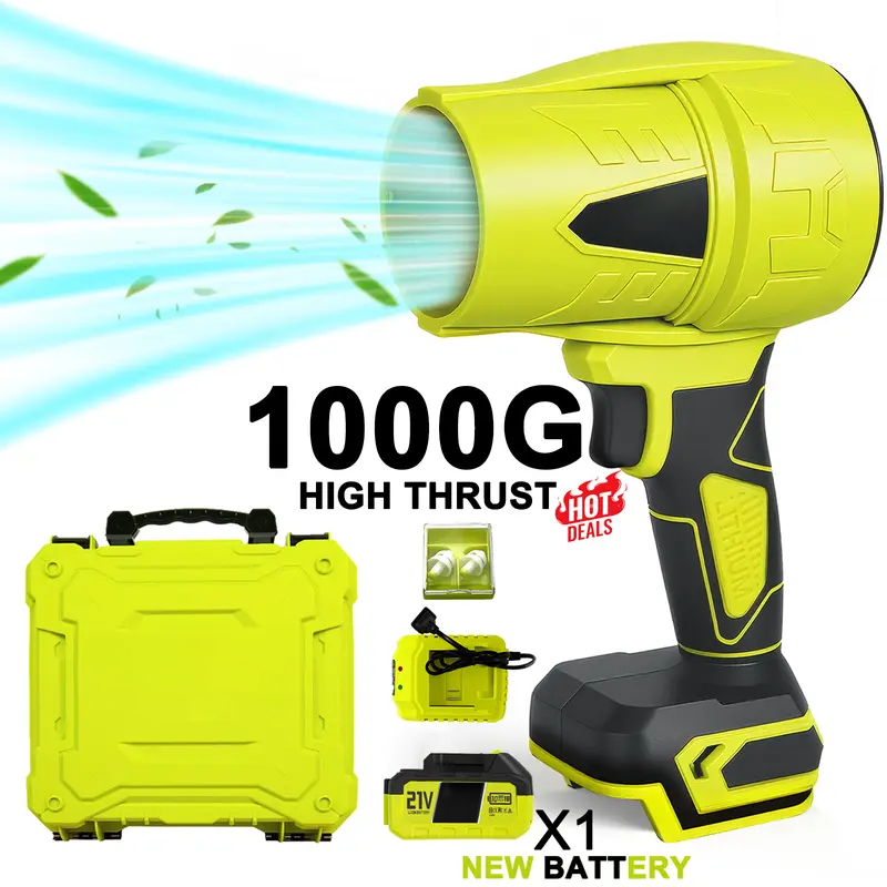 Cordless Leaf Blower & Car Dryer | 120km/h High-Speed Air