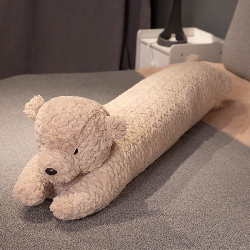 Giant Plush Body Pillow Bunny Bear 120cm All Season Comfort for Kids Adults Unisex Birthday Christmas Gift Home Car Sleep Aid