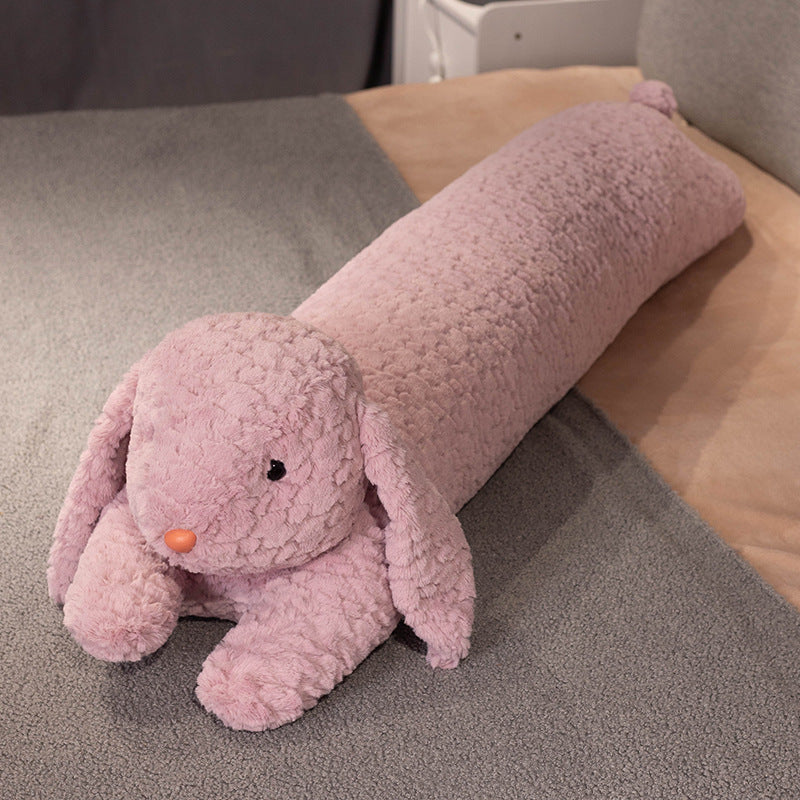 Giant Plush Body Pillow Bunny Bear 120cm All Season Comfort for Kids Adults Unisex Birthday Christmas Gift Home Car Sleep Aid