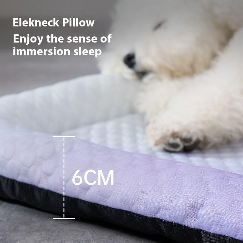 Pet Cooling Pad Mat for Dogs and Cats - Ice Silk Summer Cool Bed Blanket in Gradient Colours, Breathable Soft Sleeping Cushion for Indoor Floors Sofas and Car Travel Washable Multiple Sizes Available.