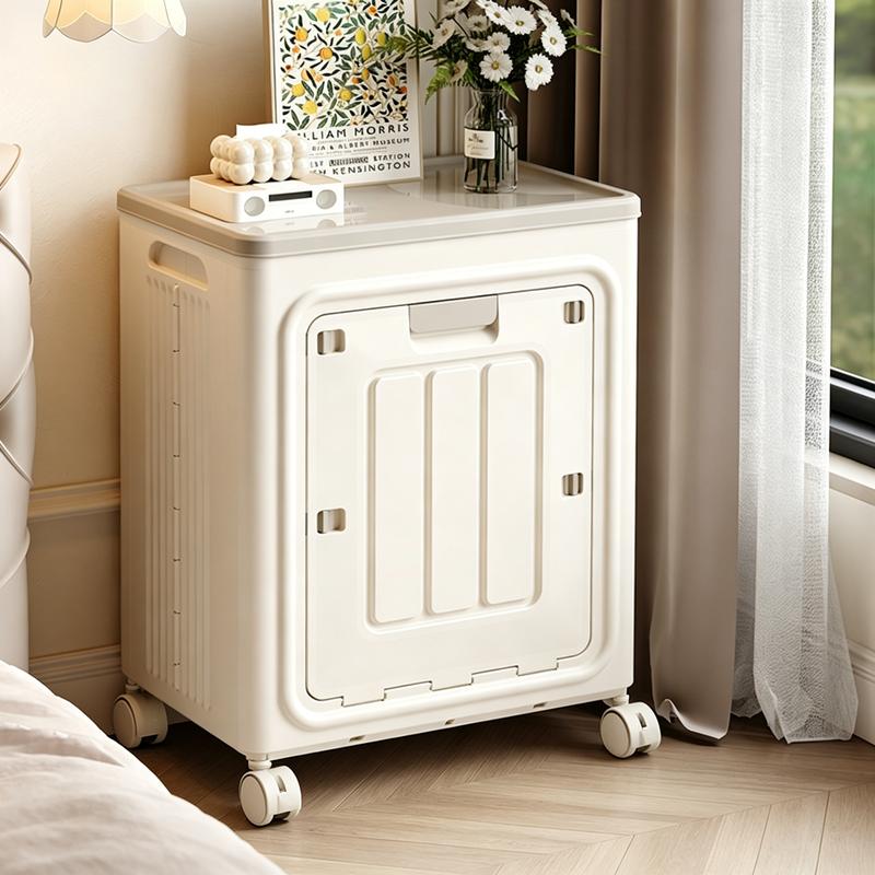 Space-Saving Collapsible Storage Box with Casters | Multi-scene Clothes & Sundries Organizer for Bedroom, Closet & Living Room