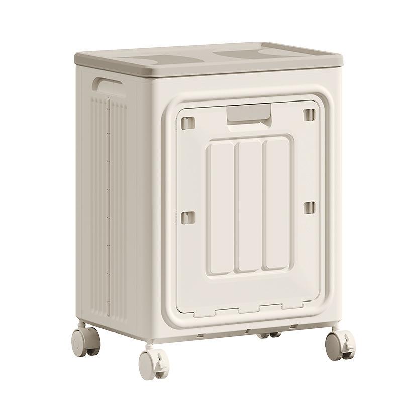 Space-Saving Collapsible Storage Box with Casters | Multi-scene Clothes & Sundries Organizer for Bedroom, Closet & Living Room